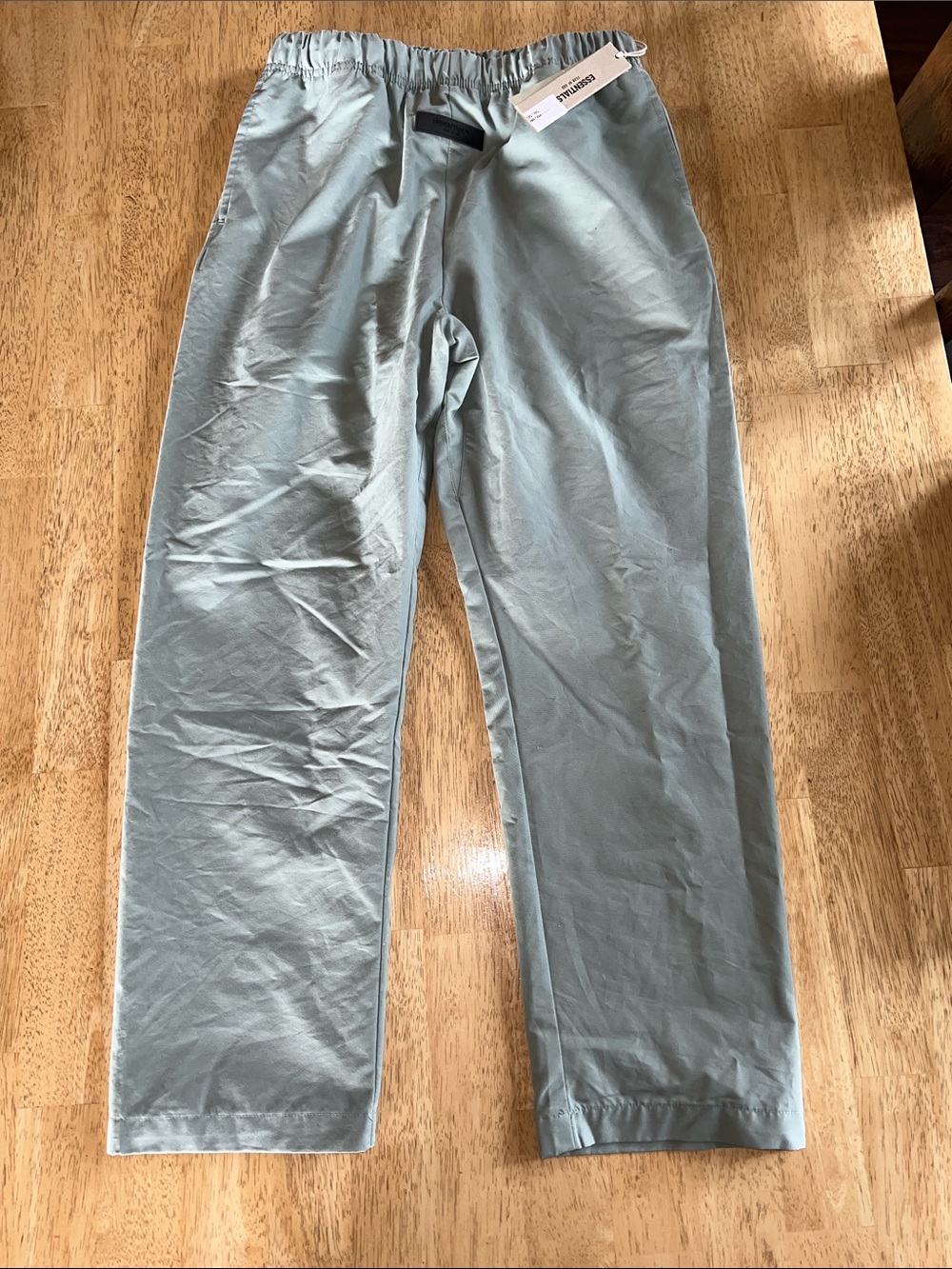 Essentials Fear of God Light Blue Gray Pants